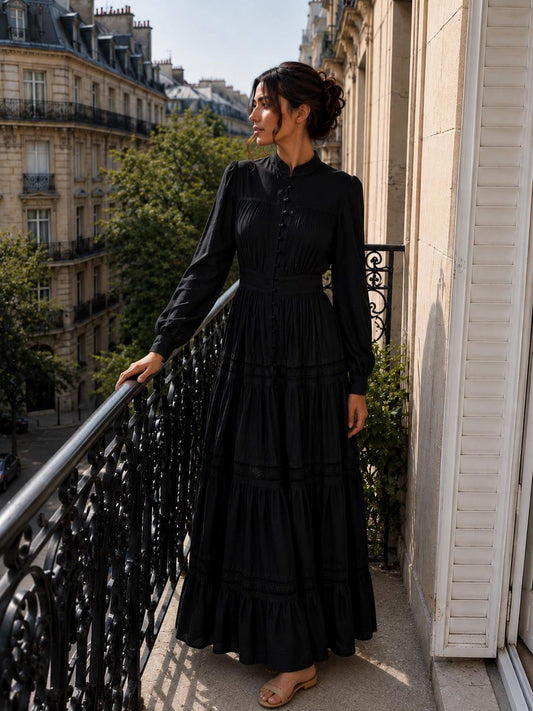 GRACE MAXI DRESS BLACK