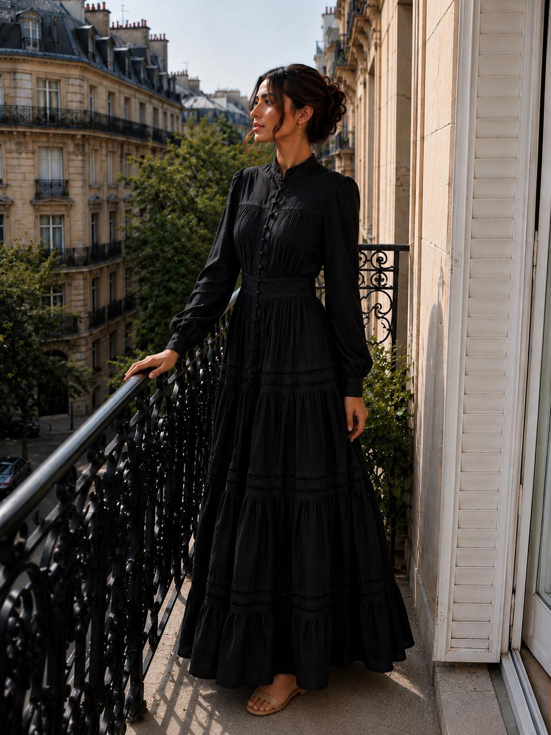 GRACE MAXI DRESS BLACK