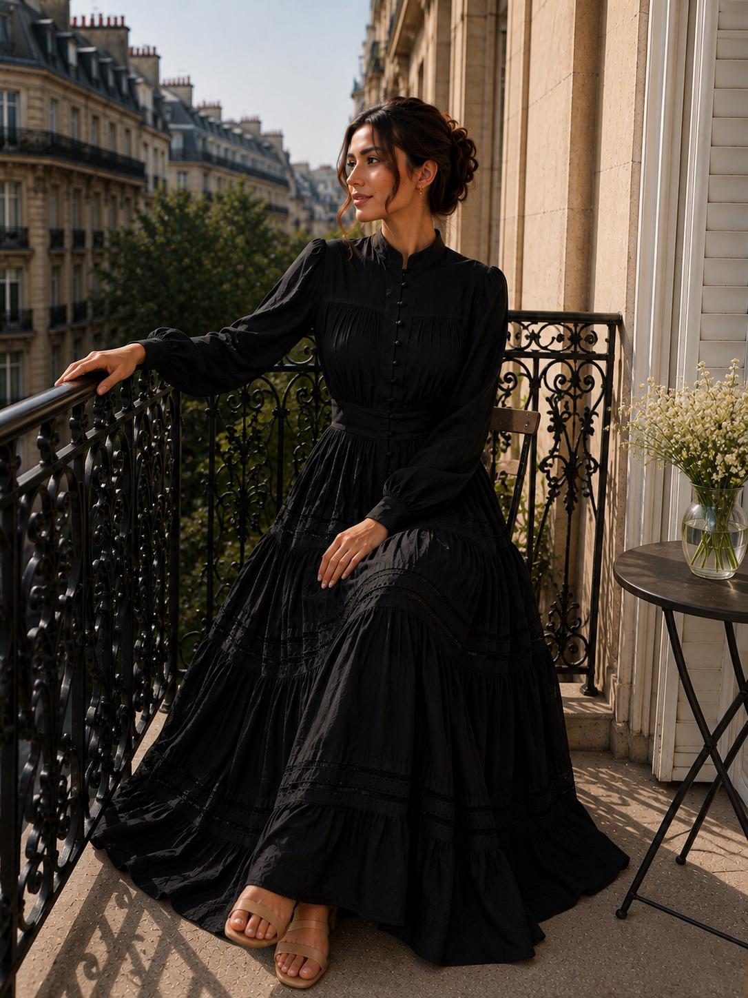GRACE MAXI DRESS BLACK
